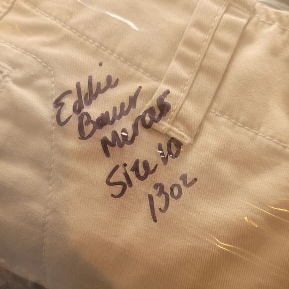 Eddie Bauer Mercer Fit Shorts Women's Size 10 Khaki Tan Preppy Beach Outdoor - Picture 10 of 10